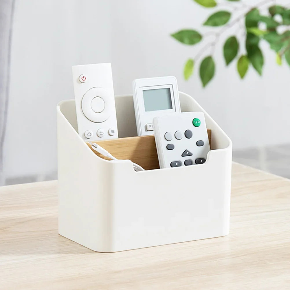 Simple Desk Office Storage Rack Desktop Pencil Remote Control Debris Stationery Household Living Room Supplies Home Organizer