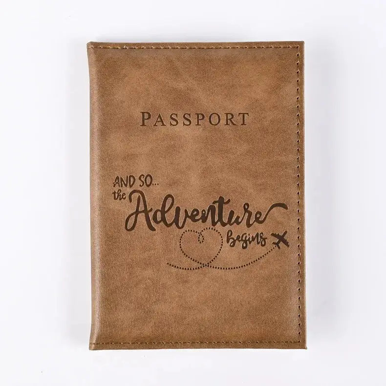 Passport Holder Wallet Cover Travel Essentials Pu Leather Card Case International Travel Accessories for Women/Men