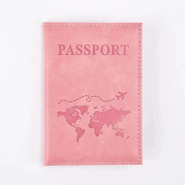 Passport Holder Wallet Cover Travel Essentials Pu Leather Card Case International Travel Accessories for Women/Men