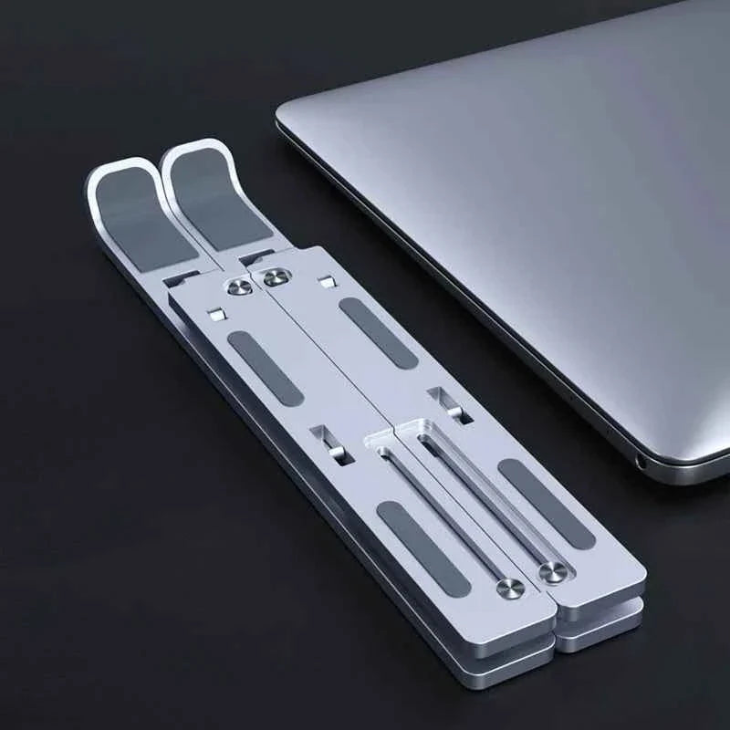 Metal Portable Foldable Laptop Stand Adjustable Notebook Holder Aluminum AD028