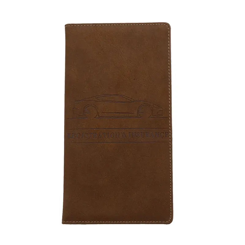 Passport Storage Folder Solid Color Car Driving Documents Credit Card Holders Purse Travel Passport Holder Driver License Bag
