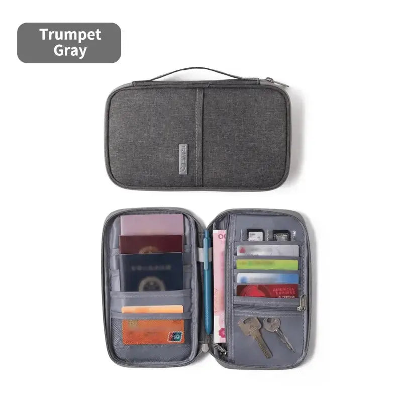 1PC Portable Travel Plane Bag Waterproof High Quality Business Passport Bag Multi-functional Cationic Document Storage