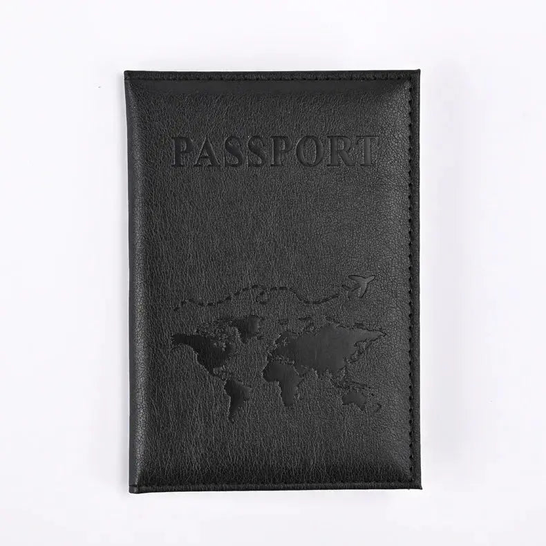 Passport Holder Wallet Cover Travel Essentials Pu Leather Card Case International Travel Accessories for Women/Men