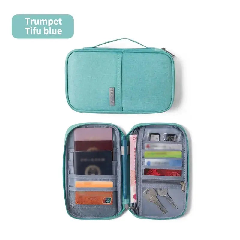 1PC Portable Travel Plane Bag Waterproof High Quality Business Passport Bag Multi-functional Cationic Document Storage