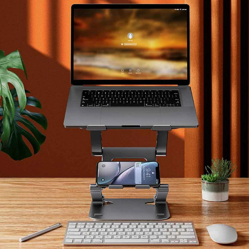 Adjustable Laptop Stand Aluminium Foldable Laptop Holder Portable Notebook Tablet Stand Cooling Support For MacBook Air Pro ipad