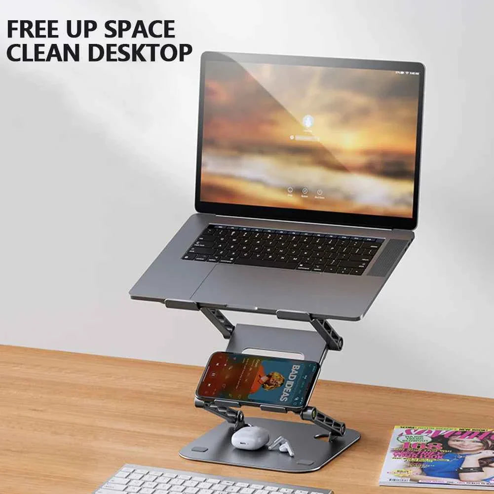 Adjustable Laptop Stand Aluminium Foldable Laptop Holder Portable Notebook Tablet Stand Cooling Support For MacBook Air Pro ipad