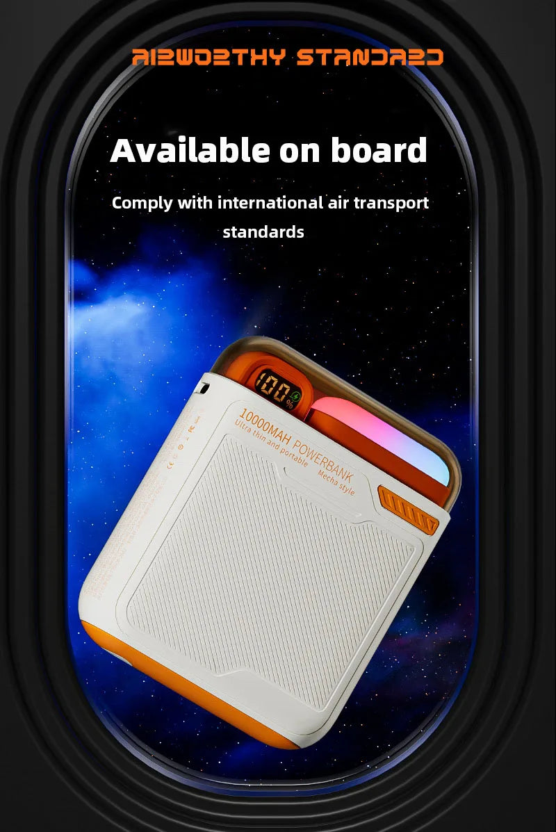 10000mAh Wireless Power Bank with Stand USB C Cable PD20W Fast Charging Magnetic External Spare Battery for IPhone Samsung Xiaom