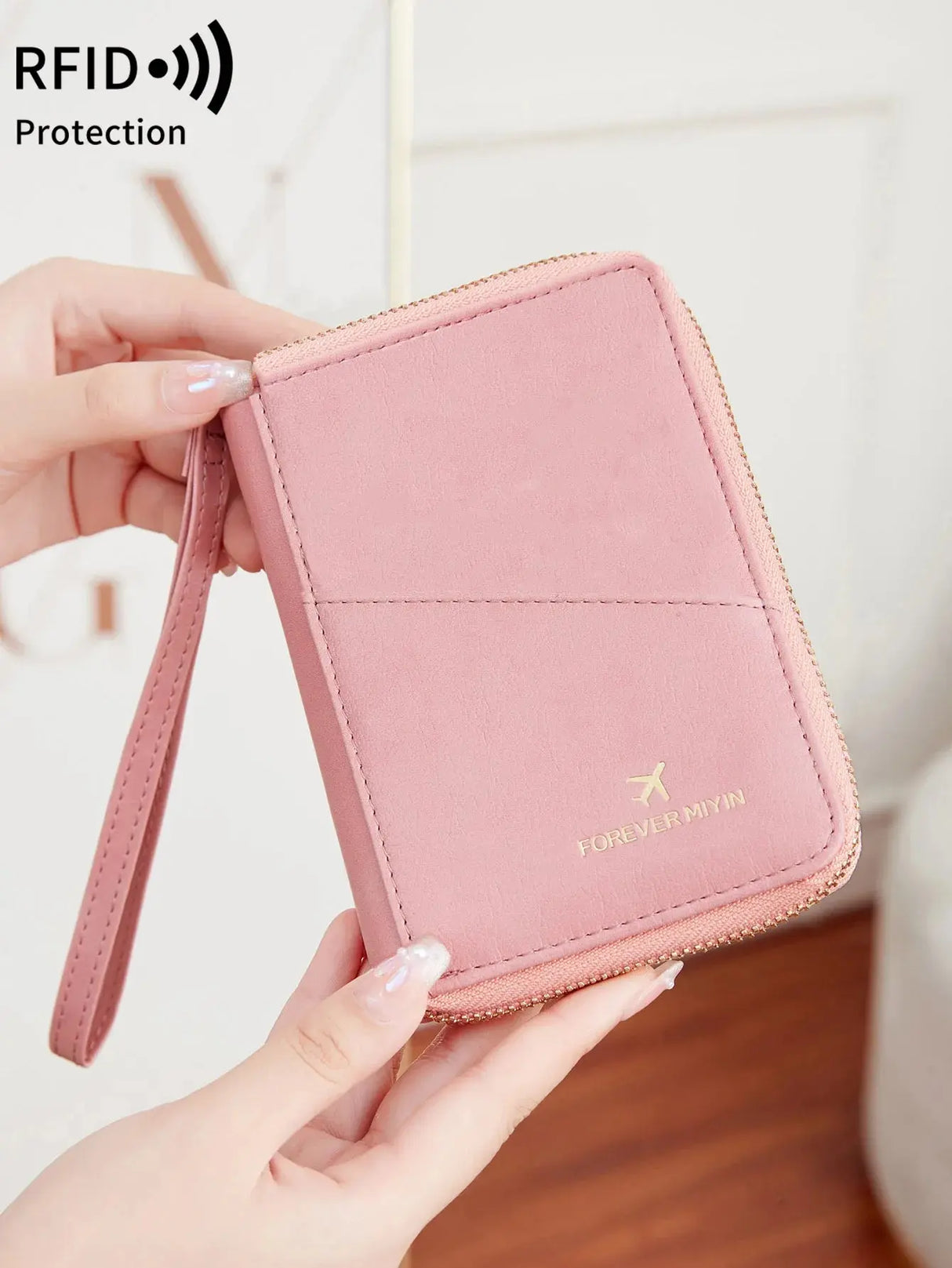 New retro passport bag for men and women RFID fashionablepassport cover multifunctionalPUleather passport clip travelaccessories