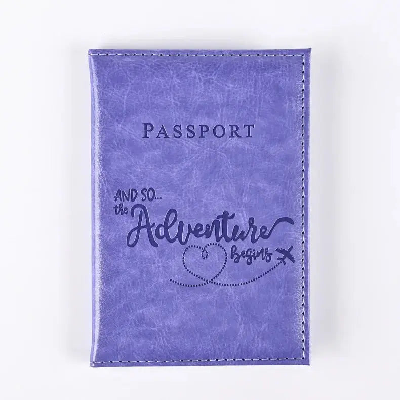 Passport Holder Wallet Cover Travel Essentials Pu Leather Card Case International Travel Accessories for Women/Men