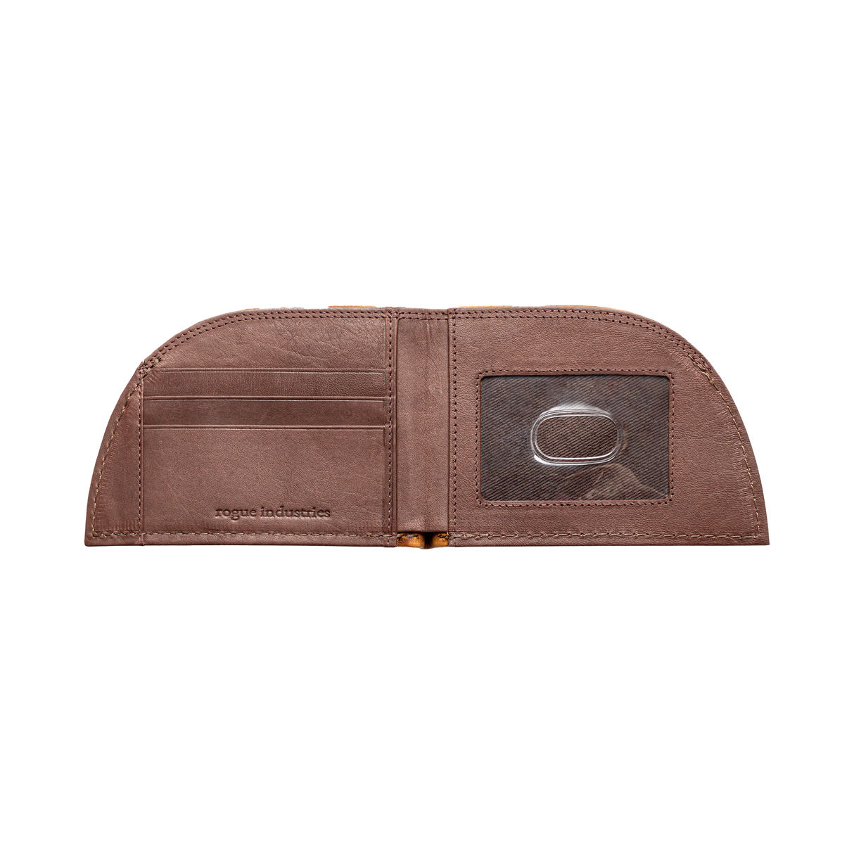 American Bison Leather Front Pocket Wallet