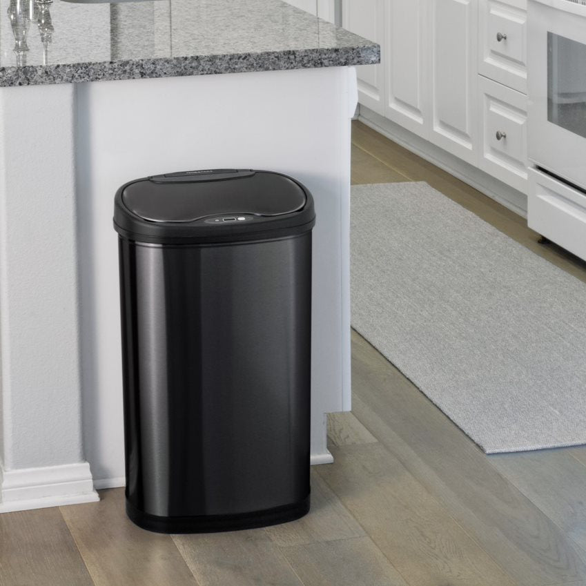 Oval Motion Sensor Trash Can 13.2 Gallon | SM-50-23