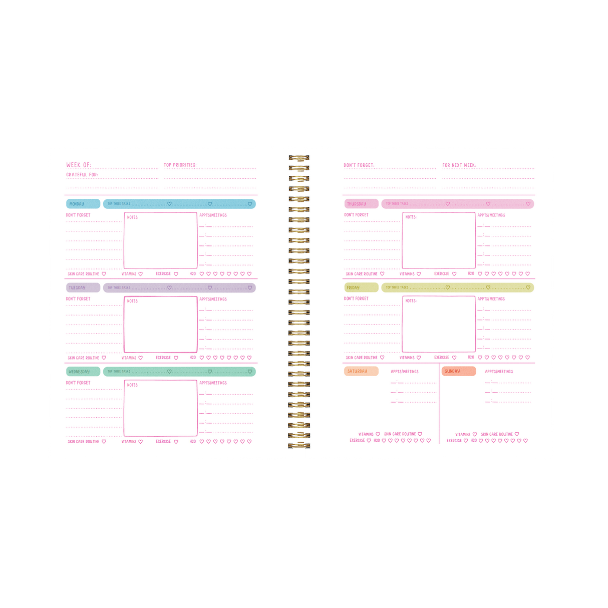Undated Perpetual Planner - Goal Getter Lite