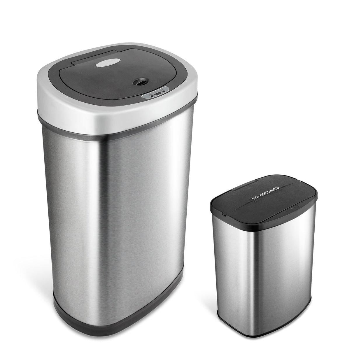 Rectangular Motion Sensor Trash Can 13.2 Gallon & 2.1 Gallon | CB-DZT-50-9/8-1
