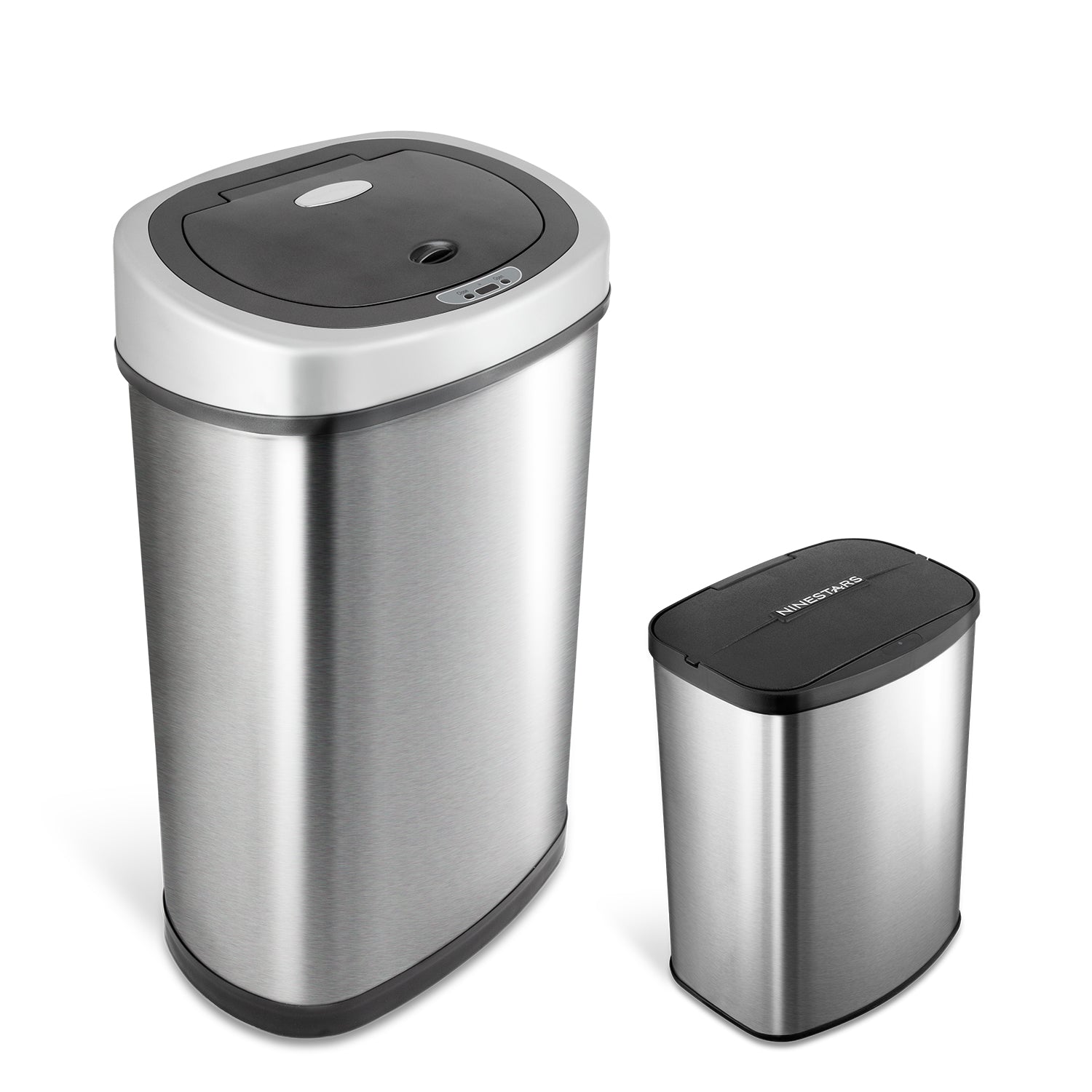 Rectangular Motion Sensor Trash Can 13.2 Gallon & 2.1 Gallon | CB-DZT-50-9/8-1
