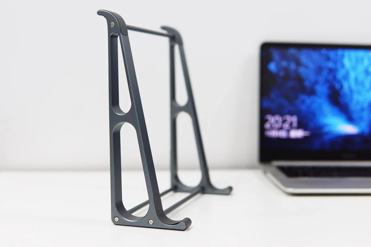 ORICO Laptop Stand Aluminium Laptop Stand Vertical Stand Notebook Desktop Holder Portable Tablet Stand for 13 to 17.4 inch Mac