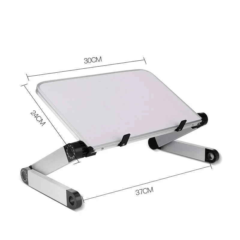 Portable Folding Holder Aluminum Alloy Laptop Stand Desk Bed Table Stand Notebook Computer Anti-Skid Bracket for 11-17 Inch