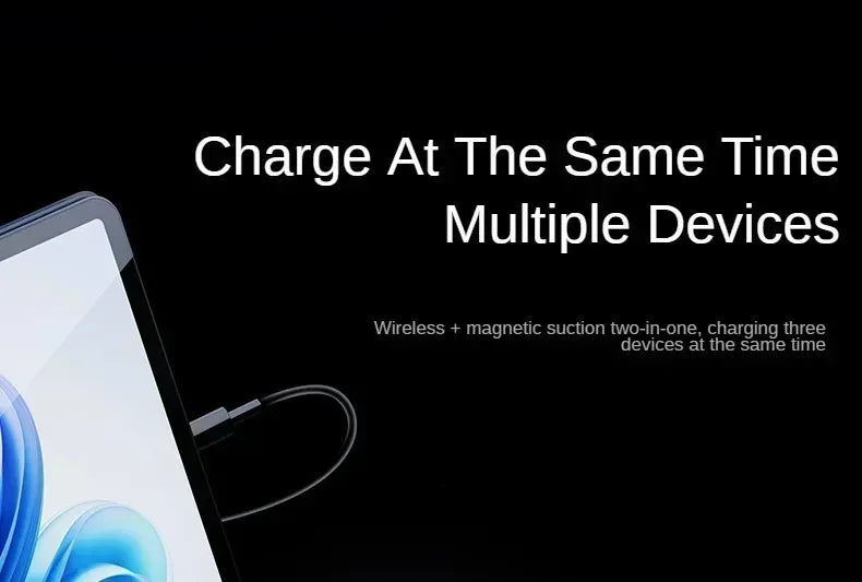 30000mAh MagSafe Power Bank - 15W Magnetic Wireless Charger with PD Fast Charge for iPhone 15/14/13 (Qi-Certified for Android)