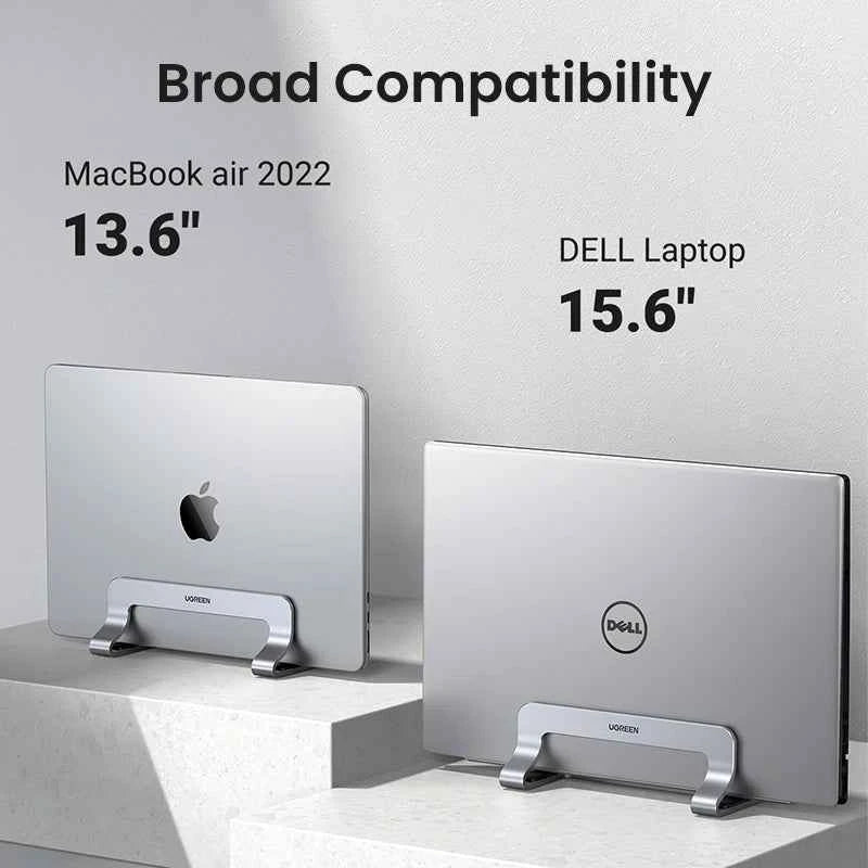 UGREEN Vertical Laptop Stand Holder For MacBook Air Pro Aluminum Foldable Notebook Stand Laptop Support MacBook Pro Tablet Stand
