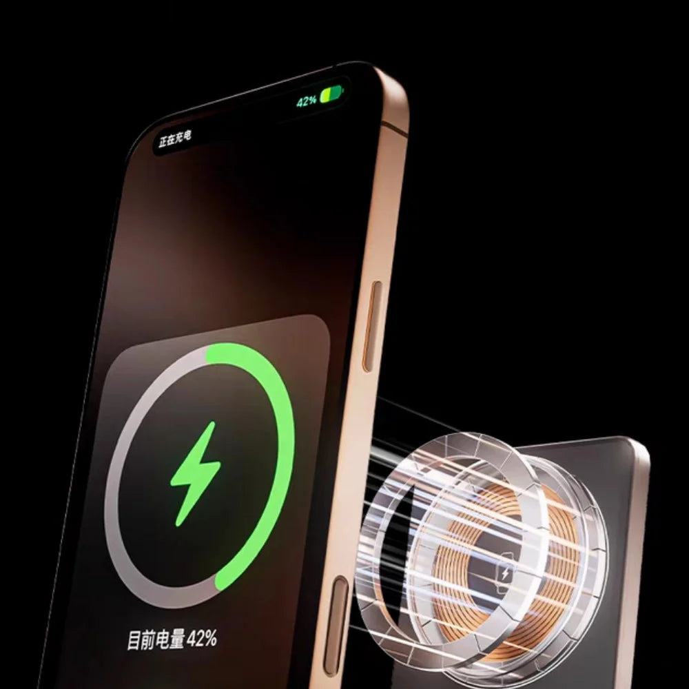 Ultra Slim 10000mAh Magnetic Power Bank CCC Certified Fast Charger for iPhone Watch Wireless Portable Battery For Samsung