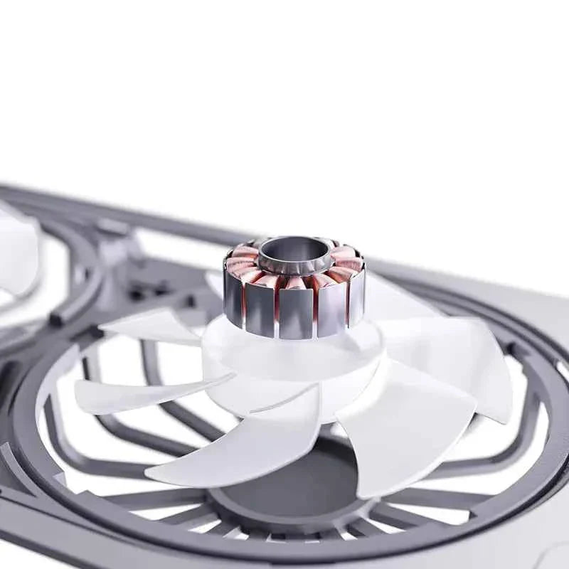 Desktop Aluminum Alloy Adjustable Big Fans Cooling Laptop Stand for 14 to 17.3inch Laptops