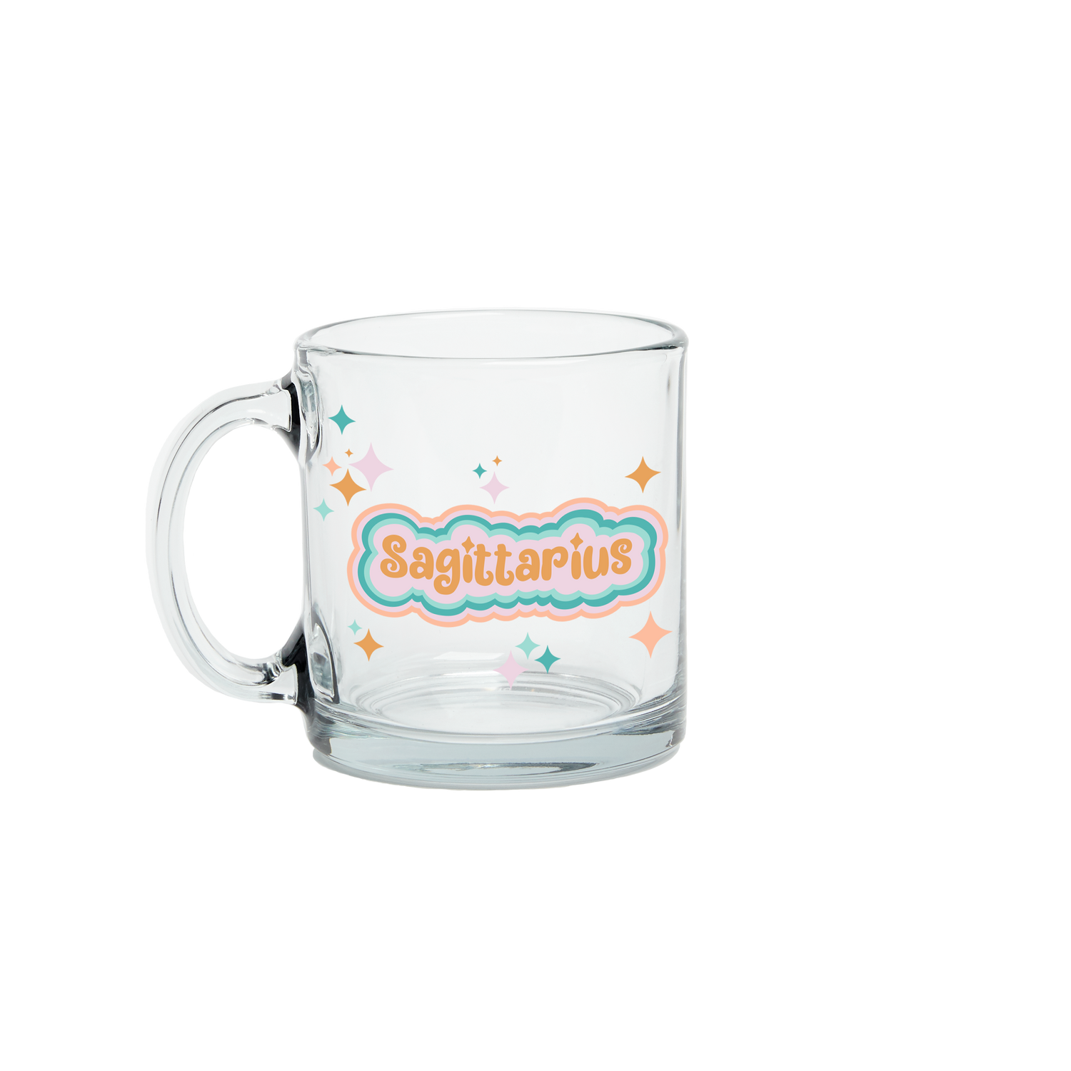 Astrology Clear Glass Mug