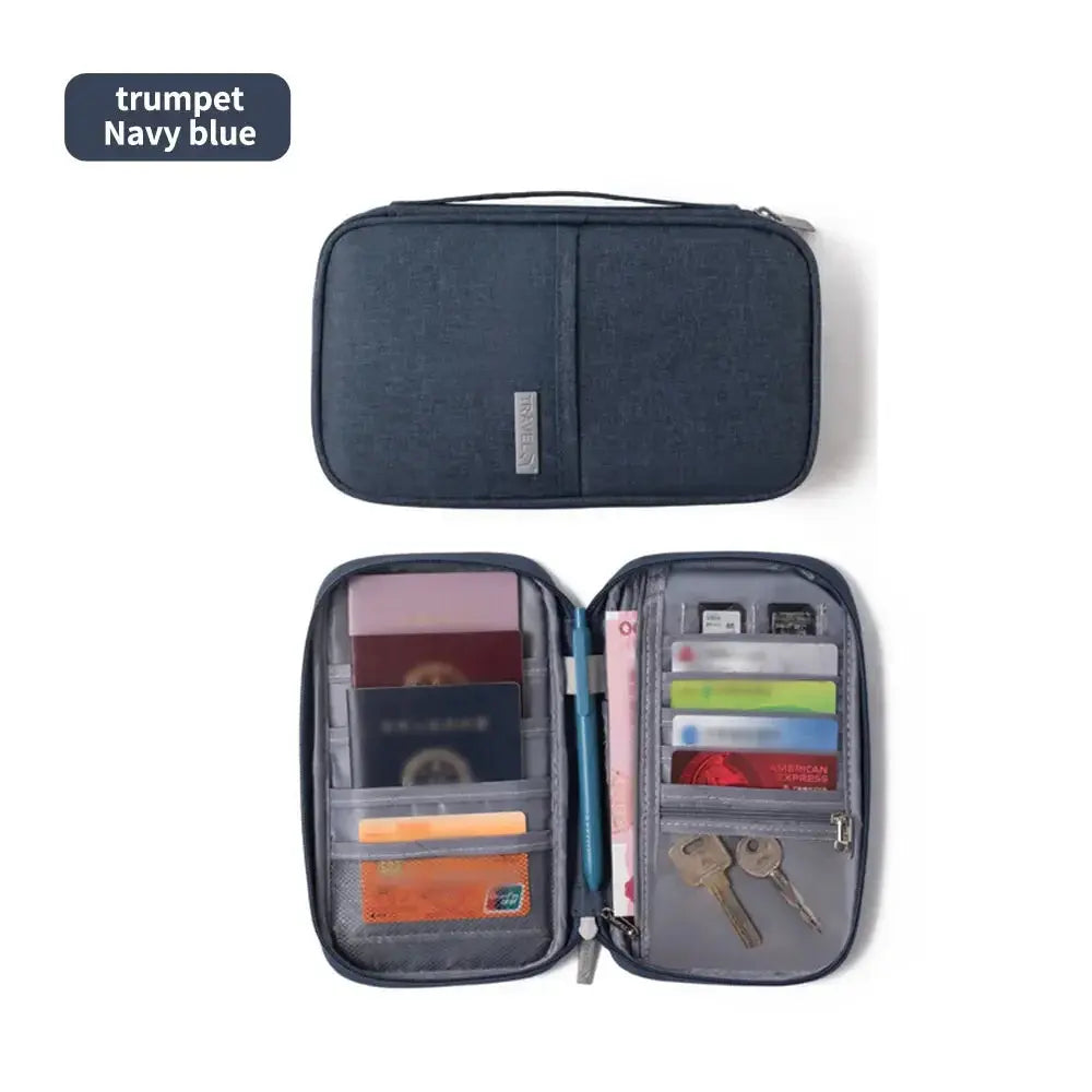 1PC Portable Travel Plane Bag Waterproof High Quality Business Passport Bag Multi-functional Cationic Document Storage