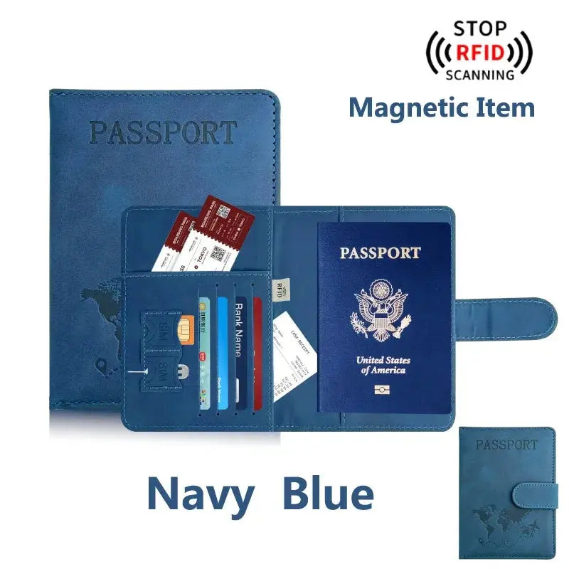 Passport Holder for Travel Essentials Passport Wallet Cover Case for Travel Accessories,Passport Book Holders for Women/Men