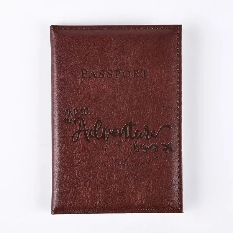 Passport Holder Wallet Cover Travel Essentials Pu Leather Card Case International Travel Accessories for Women/Men