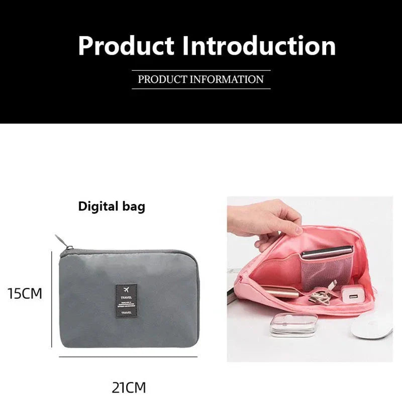 8/9/10/11 Pcs Set Travel Organizer Storage Bags Suitcase Packing Cubes Set Cases Portable Luggage Clothe Shoe Tidy Pouch Folding