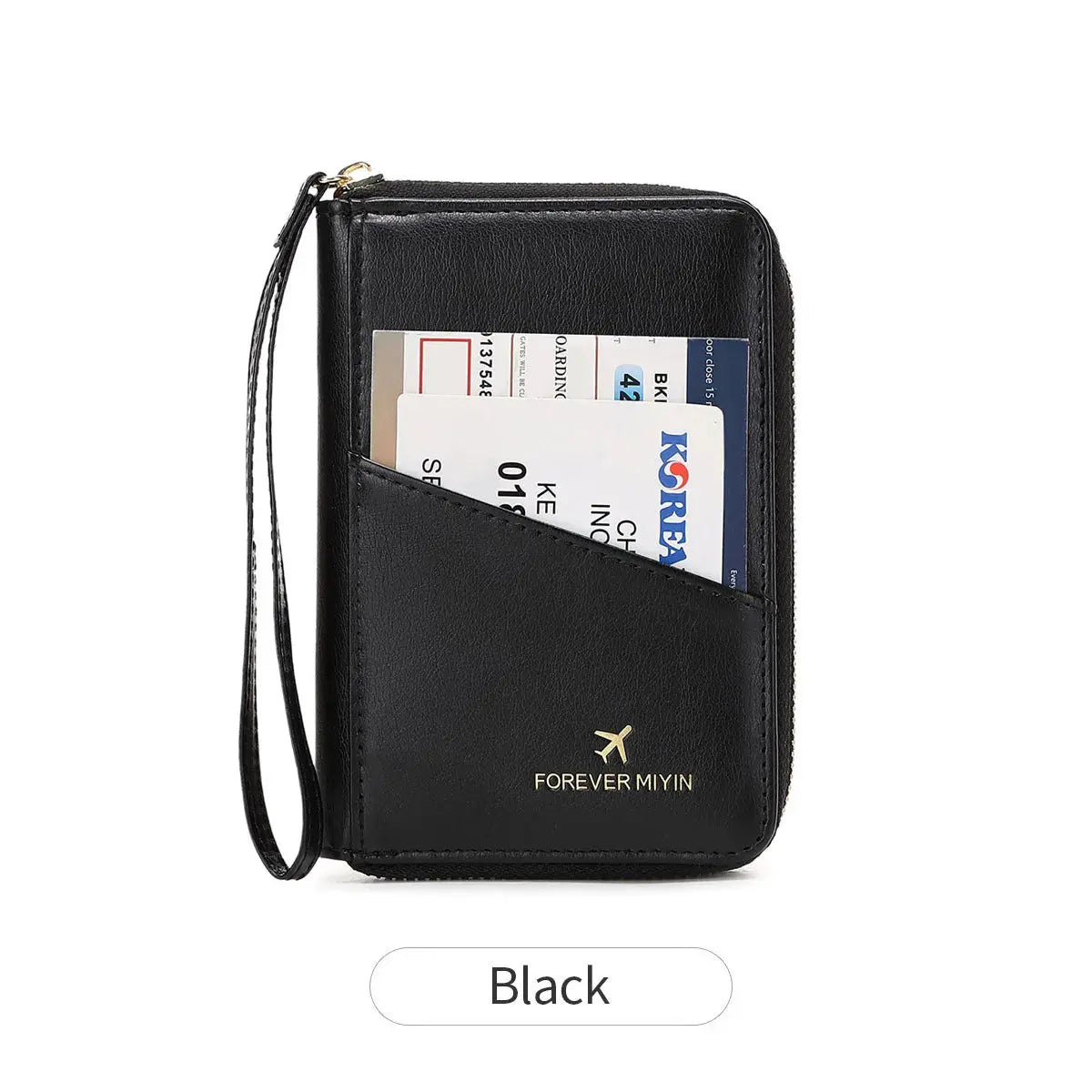 New retro passport bag for men and women RFID fashionablepassport cover multifunctionalPUleather passport clip travelaccessories