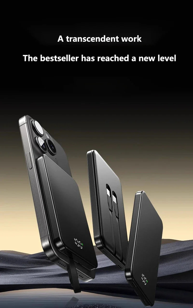 ONEPLUS 10000mAh Wireless Magnetic Power Bank Super Fast Charging Real Large Capacity Portable Battery Charger For iPhone Huawei