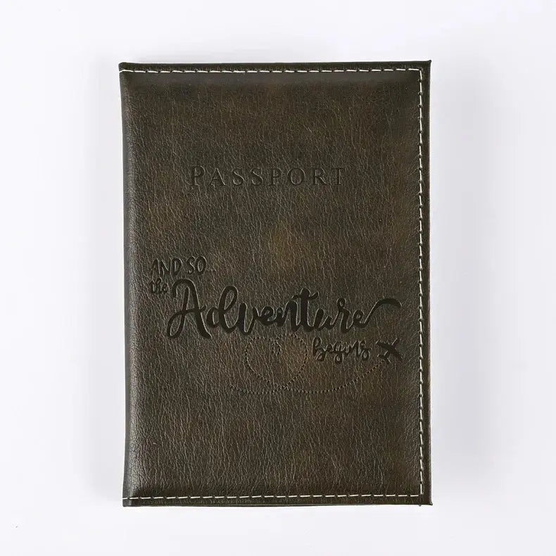 Passport Holder Wallet Cover Travel Essentials Pu Leather Card Case International Travel Accessories for Women/Men