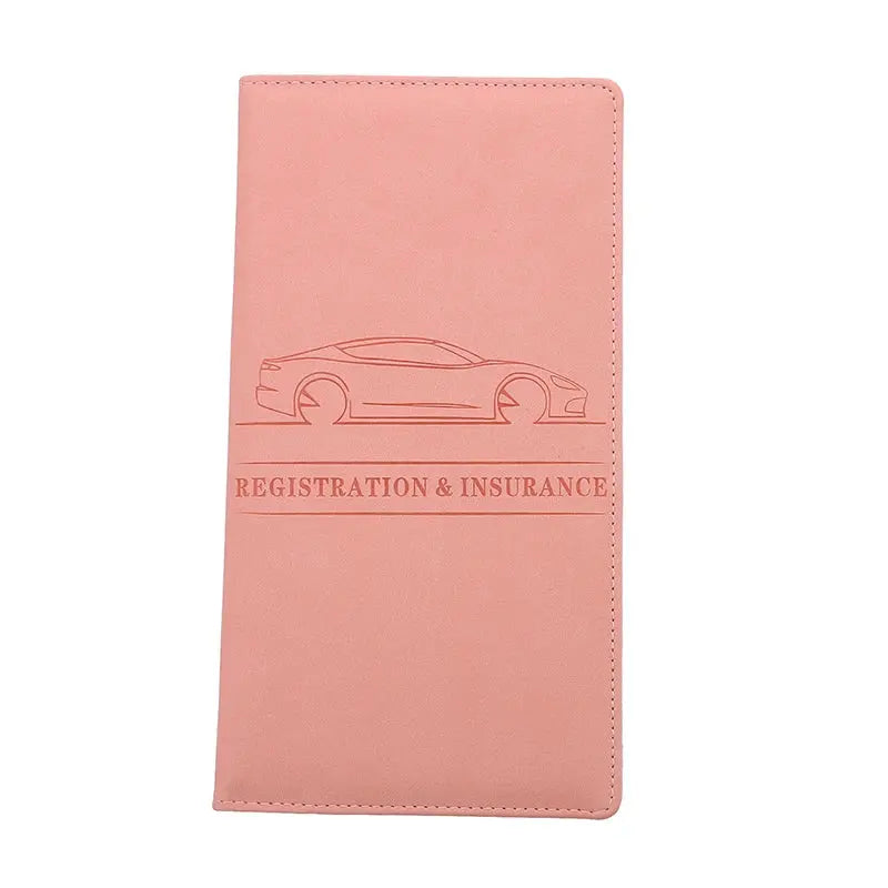 Passport Storage Folder Solid Color Car Driving Documents Credit Card Holders Purse Travel Passport Holder Driver License Bag