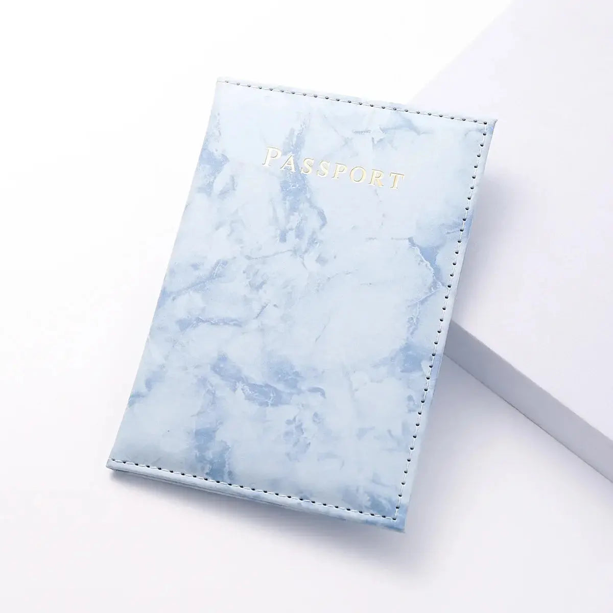 Travel Passport Holder Marble Pattern Passport Covers Passport Cover Flight Ticket Clip ID Credit Card Holder Travel Accessories