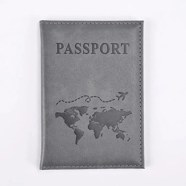 Passport Holder Wallet Cover Travel Essentials Pu Leather Card Case International Travel Accessories for Women/Men