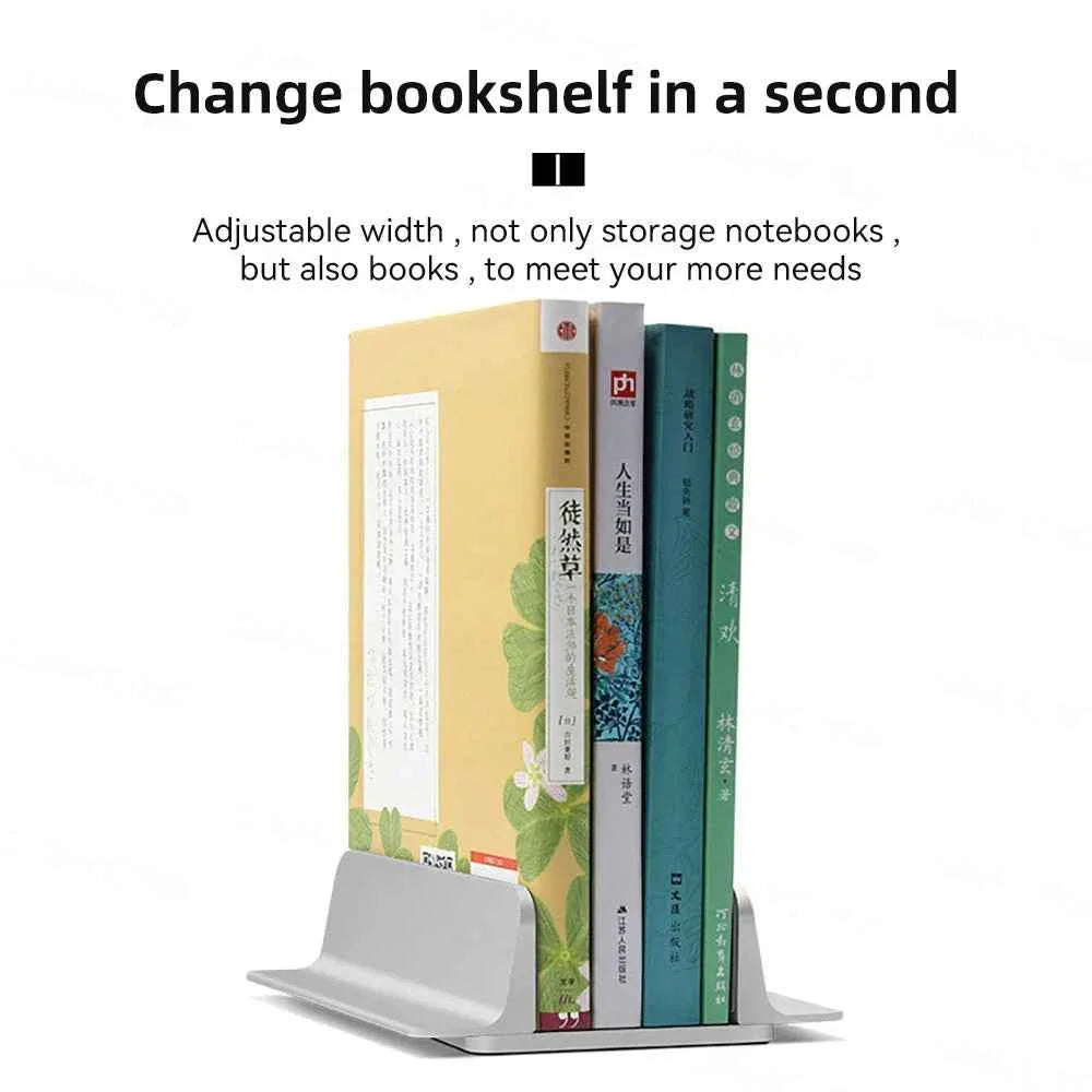 Vertical Laptop Stand Holder Foldable Aluminum Notebook Stand Laptop Tablet Stand Support For Macbook Air Pro PC 13-17 inch