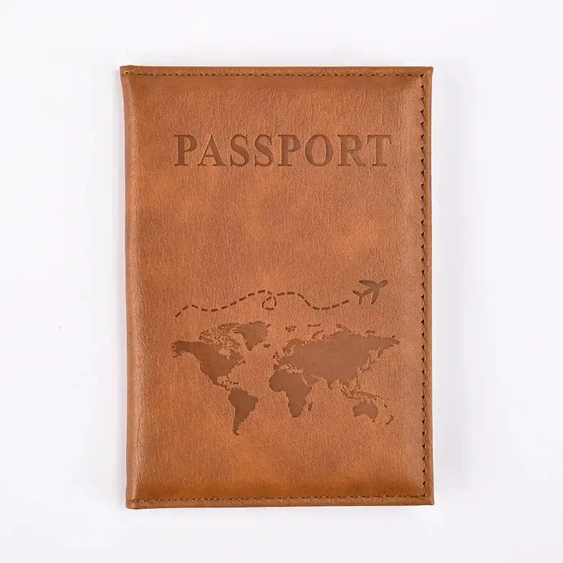 Passport Holder Wallet Cover Travel Essentials Pu Leather Card Case International Travel Accessories for Women/Men
