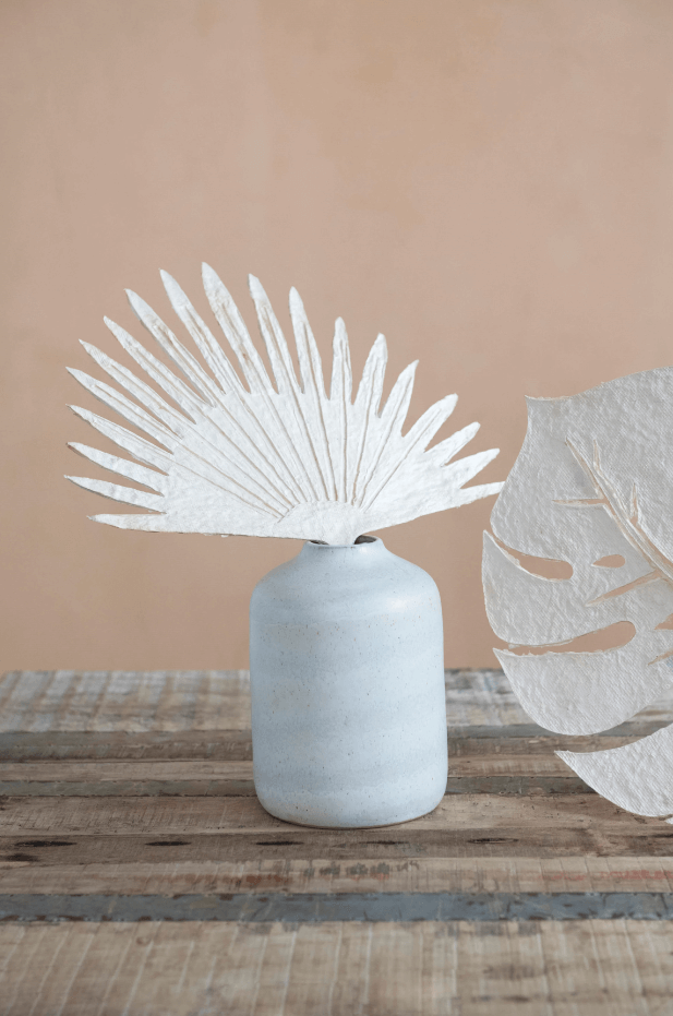 Stoneware Vase, Reactive Glaze