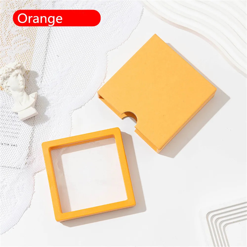 Drawer Jewelry Packaging Box Nail Earrings Necklace Ring Storage PE Film Suspension Anti-oxidation Gift Box Jewelry Box Joyero