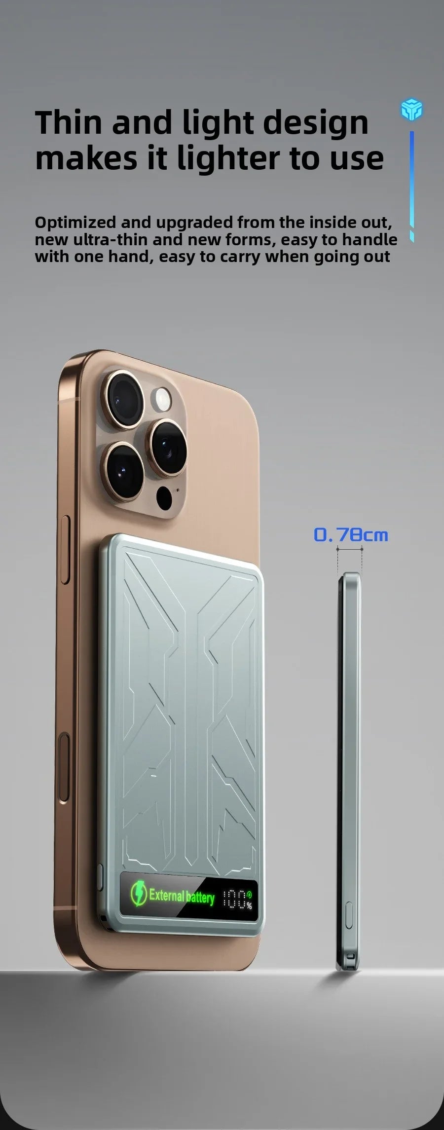 10000mAh CCC 3C Magsafe Power Bank Magnetic Wireless Phone Charger External Battery 20W Fast Charging for IPhone 16 15