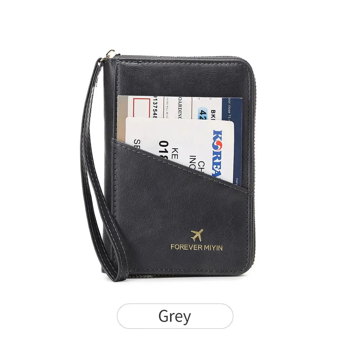 New retro passport bag for men and women RFID fashionablepassport cover multifunctionalPUleather passport clip travelaccessories