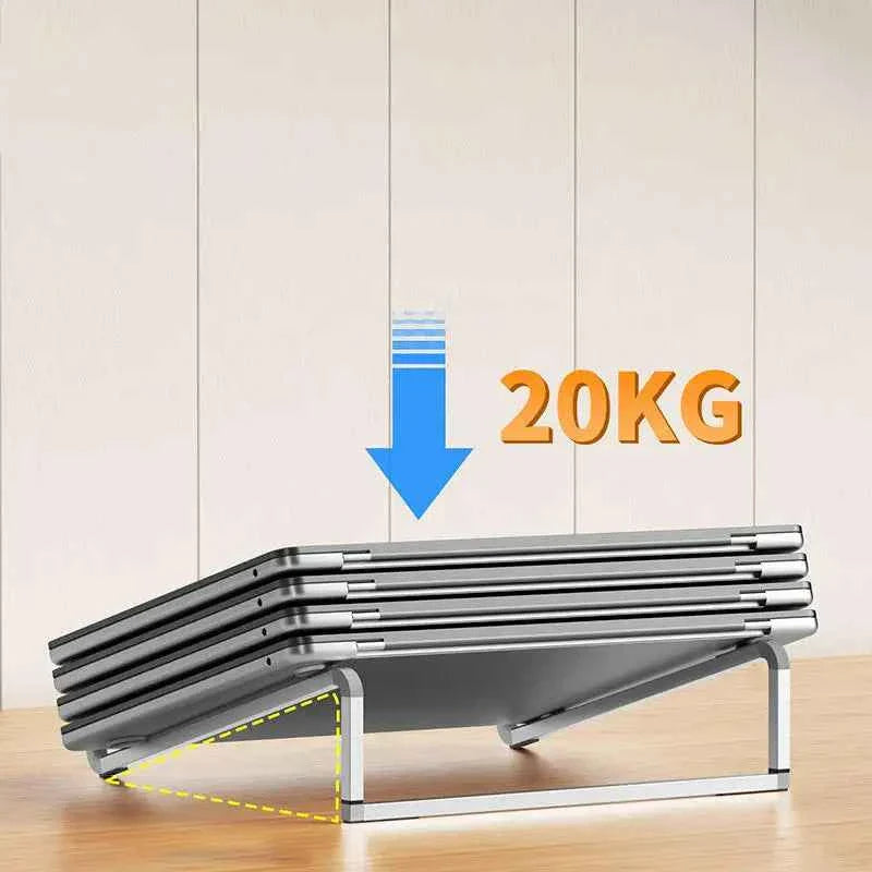 Universal Laptop Stand Foldable Adjustable Aluminum Alloy Notebook Holder Desktop Bracket for MacBook Air Pro Xiaomi