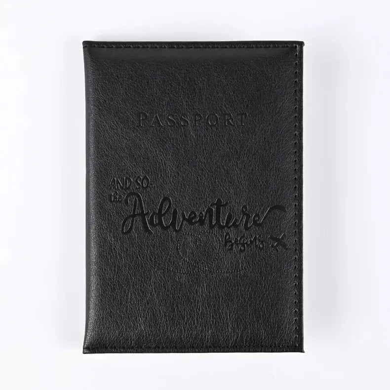 Passport Holder Wallet Cover Travel Essentials Pu Leather Card Case International Travel Accessories for Women/Men