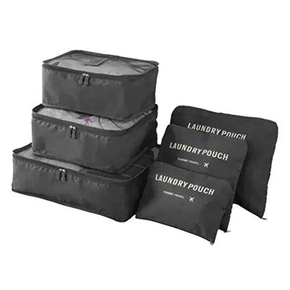 8/7/6 pieces Set Travel Organizer Storage Bags Suitcase Packing Set Storage Cases Portable Luggage Organizer Clothe Shoe Pouch