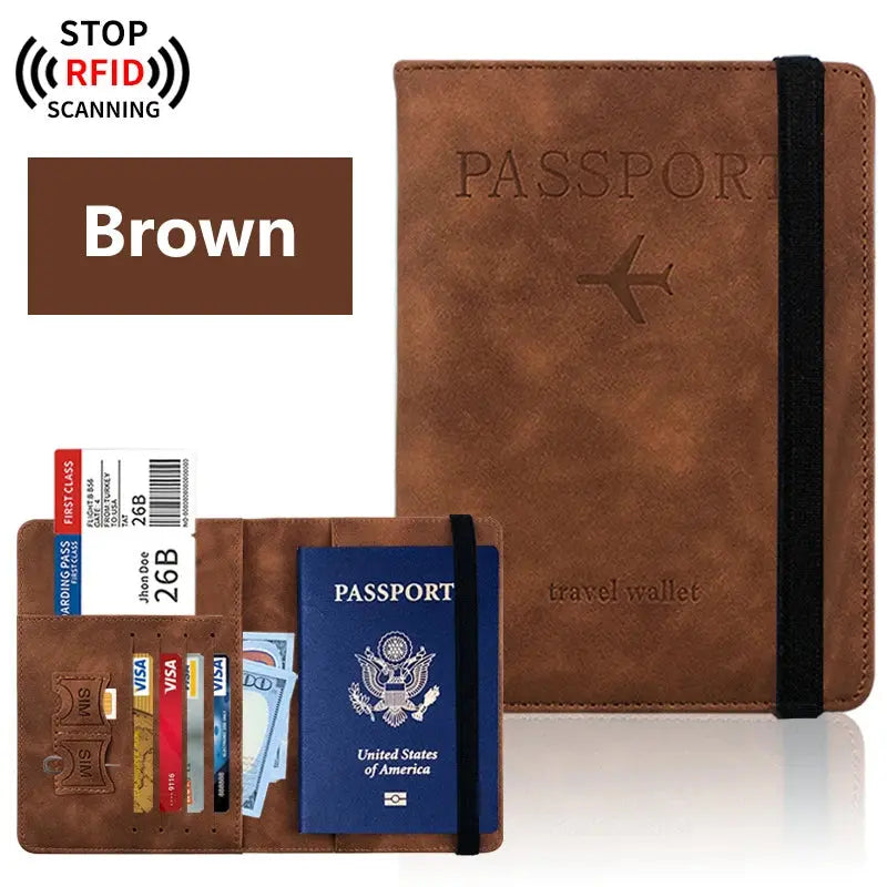 Passport Holder for Travel Essentials Passport Wallet Cover Case for Travel Accessories,Passport Book Holders for Women/Men