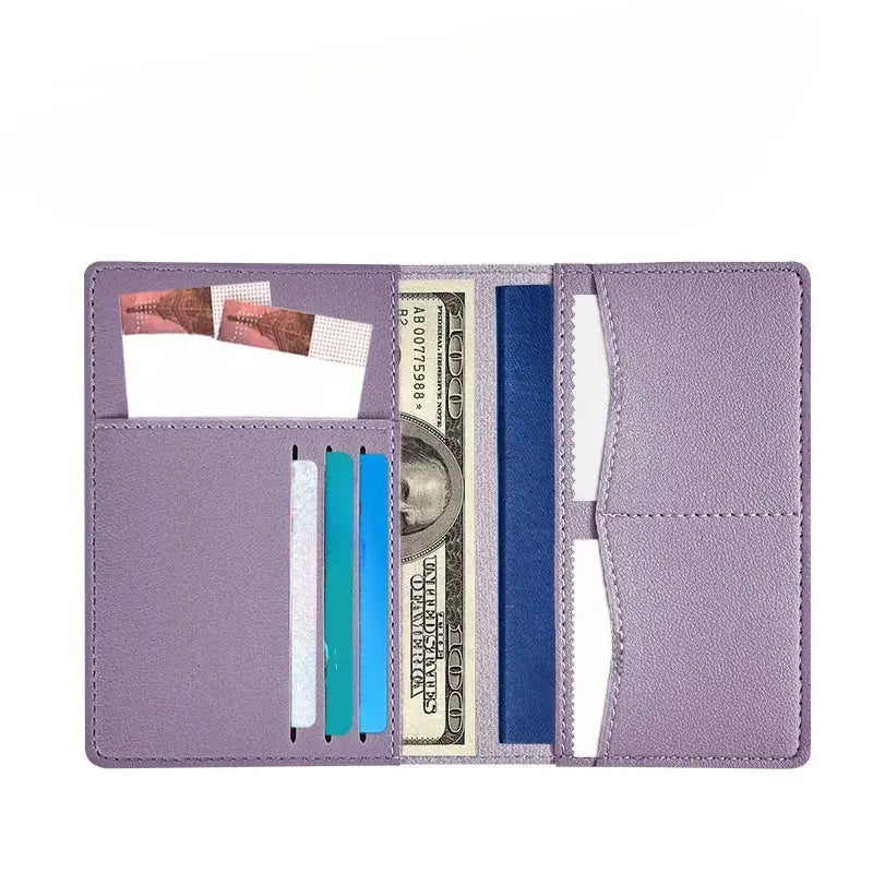 Travel PU Passport Cover Multiple Card Slots Passport Bag Bussiness Ticket Holder Passport Holder Case Travel Accessories
