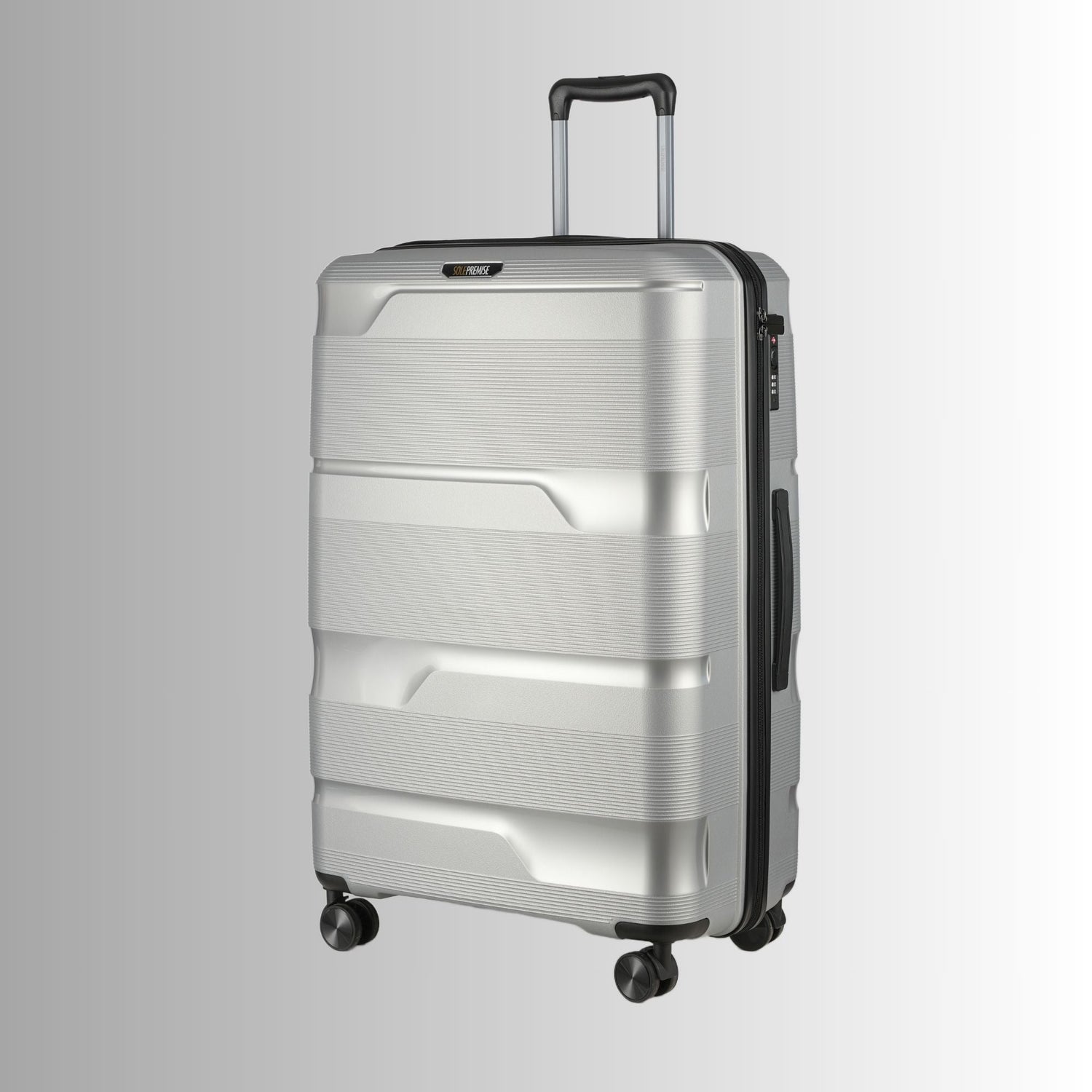 28-inch Silver Hardcase Roller Luggage