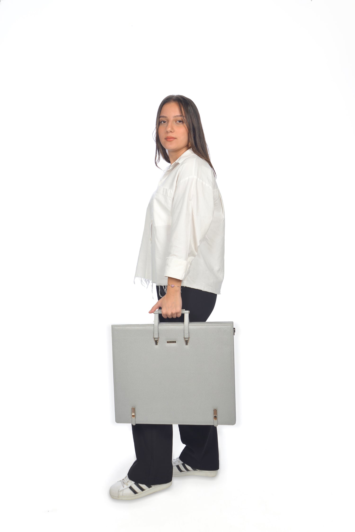 Leather Binder Leather Portfolio Gifts For Painters - Portfolio Binder- Art Supplies Organizer