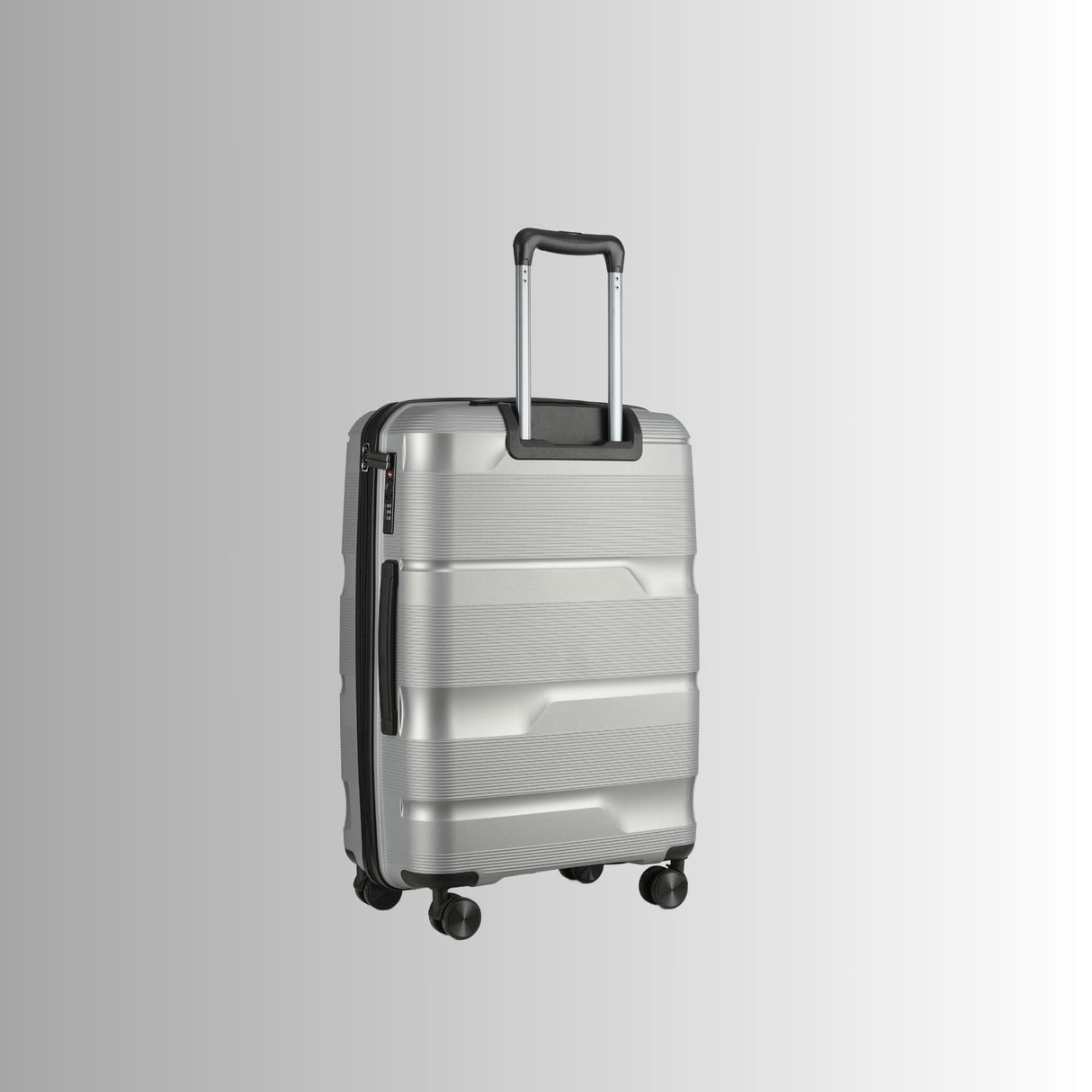 24-inch Silver Hardcase Roller Luggage