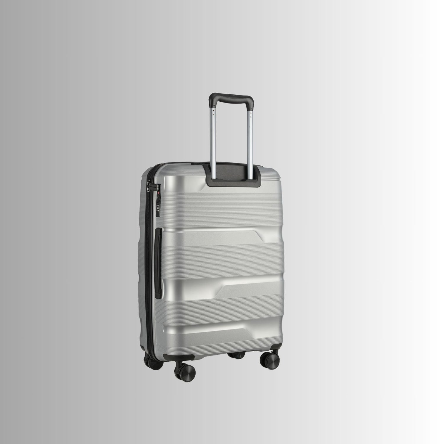 24-inch Silver Hardcase Roller Luggage